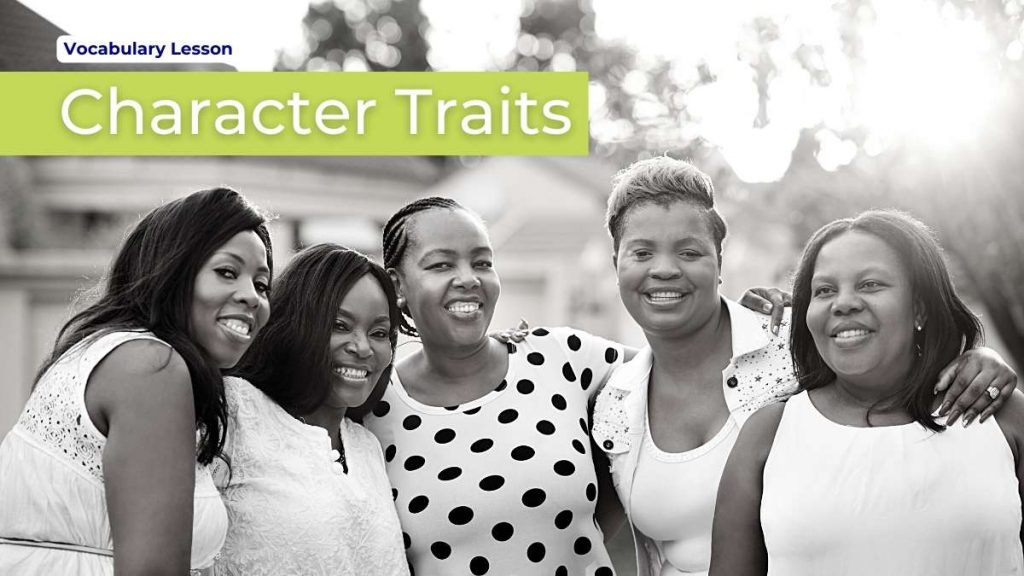 Learn English online for free - character traits intermediate cover