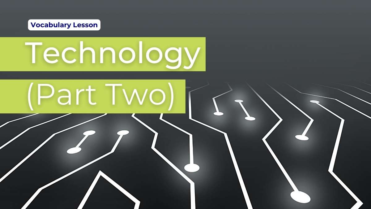 technology part 2 intermediate vocabulary lesson cover