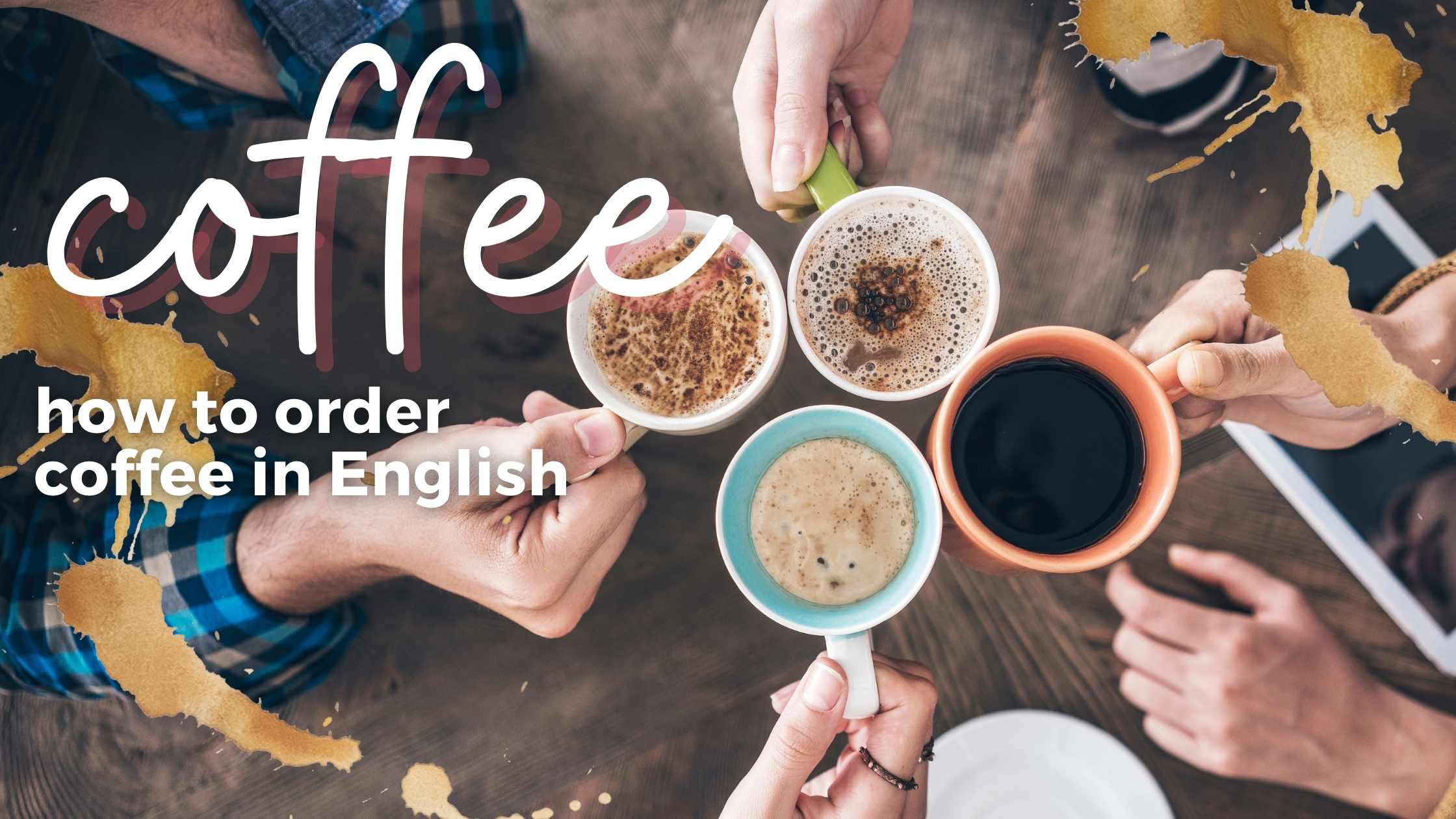 Как будет по английски кофе. Order a Coffee in English. Кофейня по английски. Ели кофе на английском. Coffee Vocabulary.