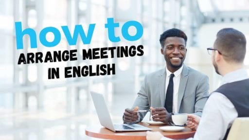reuniões em inglês