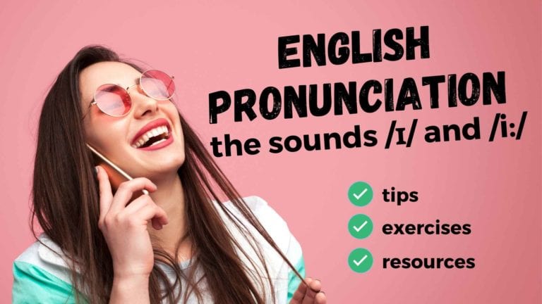 Como pronunciar / ɪ / e / i: / em inglês, exercícios adicionais