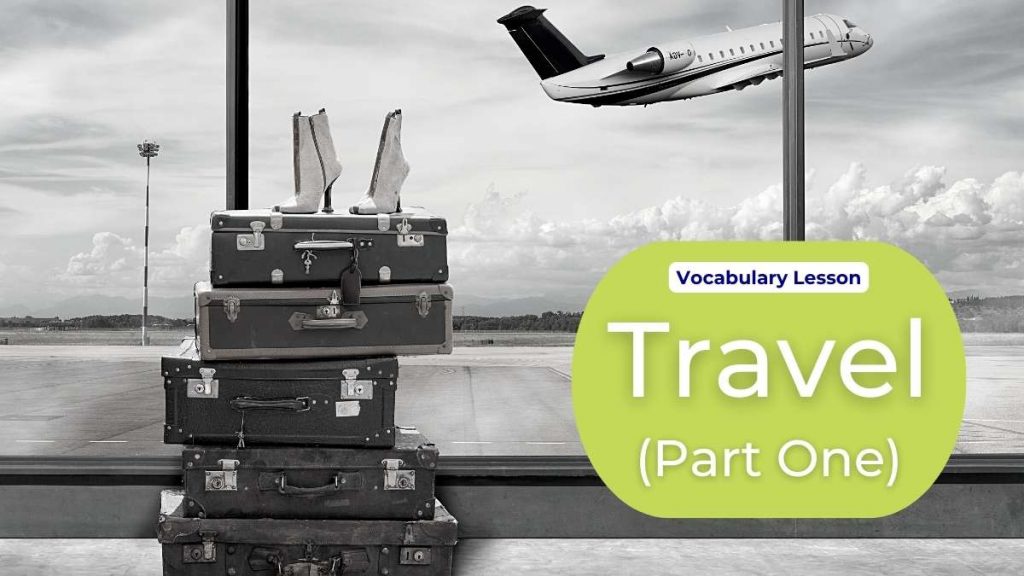 travel part 1 a2 vocabulary lesson English cover