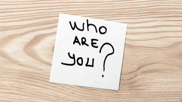 "who are you" questions using "to be" in the present tense