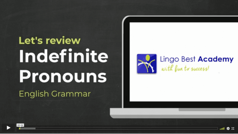 Indefinite Pronouns in English