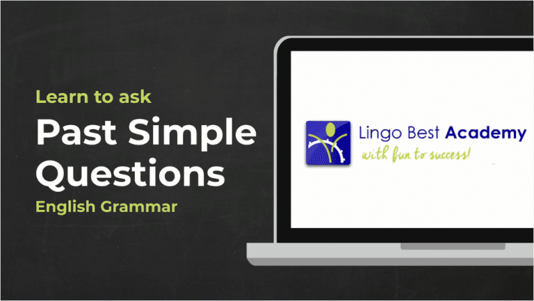 Past Simple Questions in English – Grammar Video