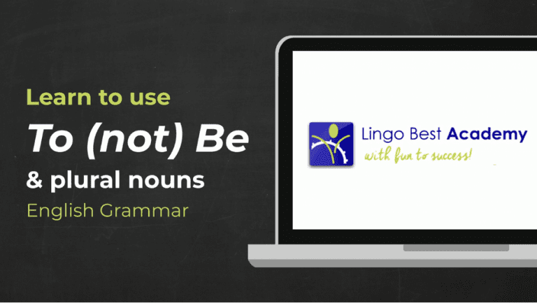 ‘To (not) Be’ and Plural Nouns in English